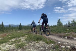 Cykling i Lofsdalen på Stenrutsleden